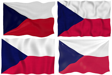 Image showing Great Image of the Flag of Czech Repulic