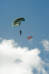 Image showing Parachutist