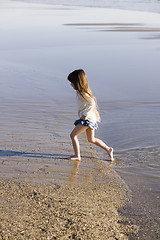 Image showing Girl at Beach