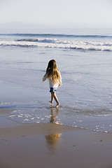 Image showing Girl at Beach