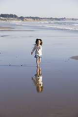 Image showing Girl at Beach