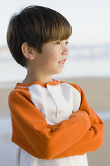 Image showing Boy At Beach