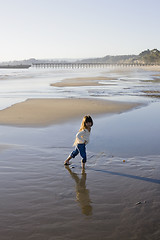 Image showing Girl at Beach