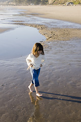 Image showing Girl at Beach