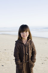 Image showing Girl at Beach