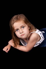 Image showing Unhappy child