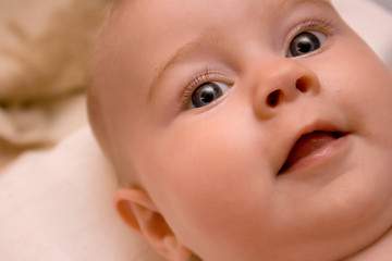 Image showing Baby close-up