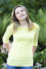 Image showing Teen Girl Outdoors