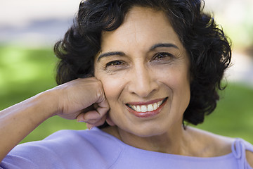 Image showing Smiling Indian Woman