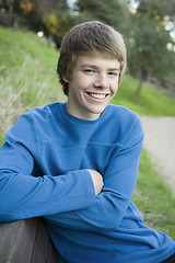 Image showing Teen Boy In Park