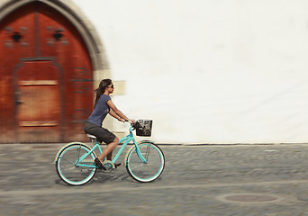 Image showing Urban Bicycle Ride