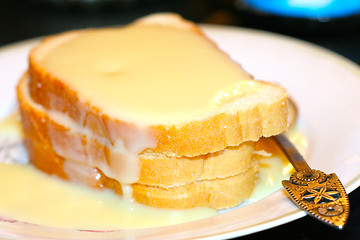 Image showing bread on plate