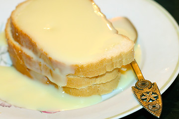 Image showing bread on plate