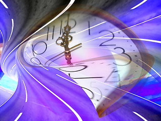 Image showing abstract motion of time