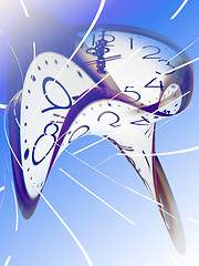 Image showing abstract motion of time