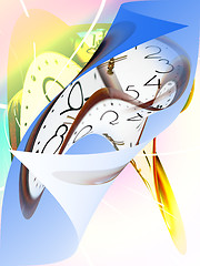 Image showing abstract motion of time