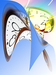 Image showing abstract motion of time