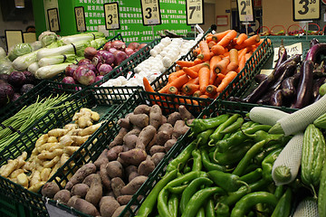 Image showing vegetable market