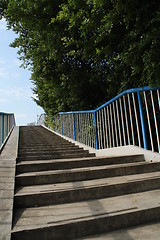 Image showing stairs lead to the sky