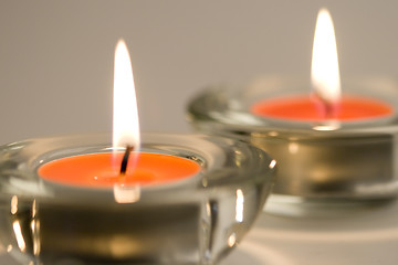 Image showing two candles