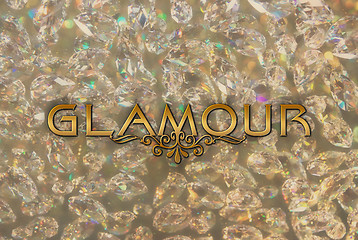 Image showing glamour - word