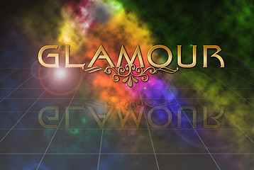 Image showing word glamour