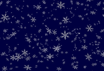 Image showing snowflake background