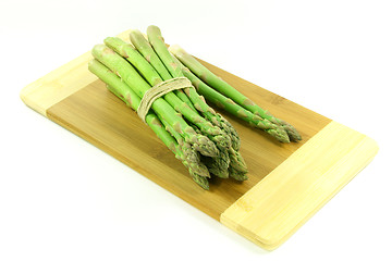 Image showing Group of asparagus. 