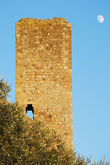 Image showing The city wall of Monteriggioni