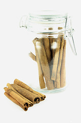 Image showing Cinnamon sticks. 