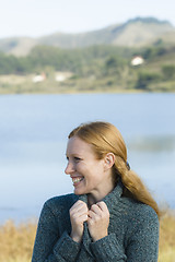 Image showing Woman Outdoors