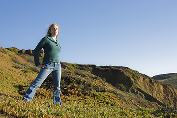 Image showing Woman Outdoors