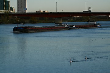 Image showing Boat on Danube