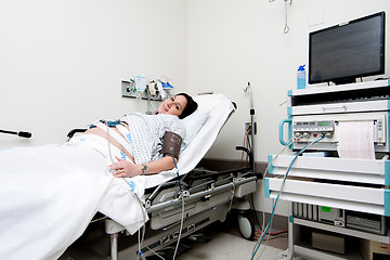 Image showing Pregnant woman in triage test