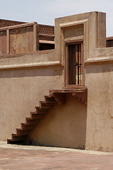 Image showing Entrance to an abandoned temple in Fatehpur Sikri complex, Rajas