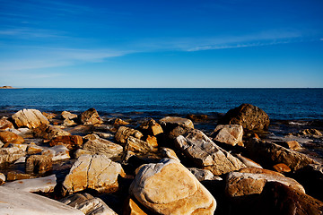 Image showing stony beach