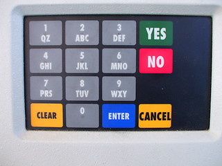 Image showing ATM Keypad