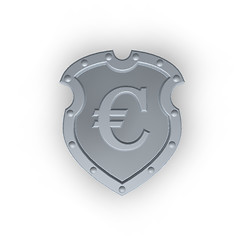 Image showing shield with euro sign