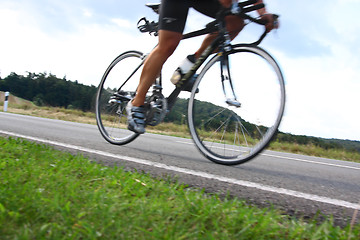 Image showing bicyclist