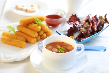 Image showing Red cabbage soup