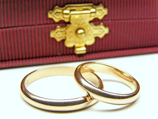 Image showing wedding rings