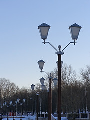 Image showing Row of lanterns
