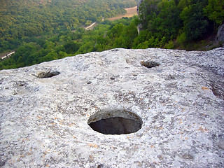 Image showing Stone with holes