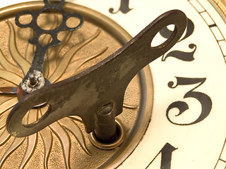 Image showing Close up clock