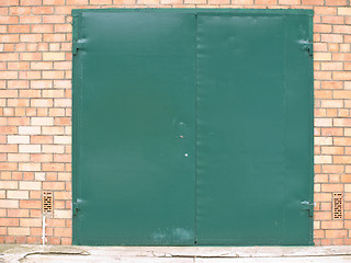 Image showing metallic door