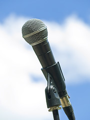 Image showing Single microphone