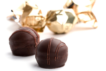 Image showing two chocolate candies