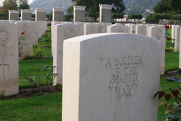 Image showing unknown soldier