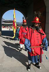 Image showing Korean Royal guards