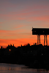 Image showing Sunrise Silhouettes